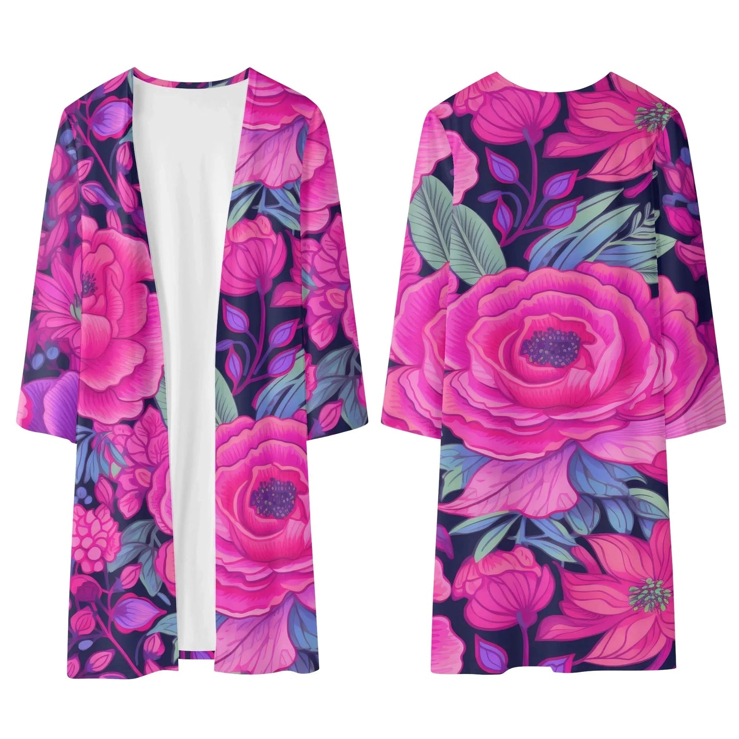 langer-leichter-pink-rose-kimono-cardigan-cardigan-jlr-design-17909 - JLR Design
