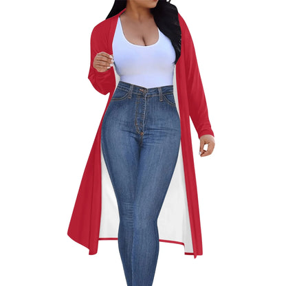 langer-leichter-roter-kimono-cardigan-cardigan-jlr-design-78995 - JLR Design