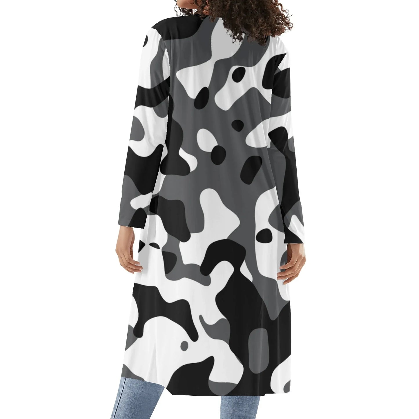 langer-leichter-schwarz-grau-weiss-camouflage-kimono-cardigan-cardigan-jlr-design-18056 - JLR Design