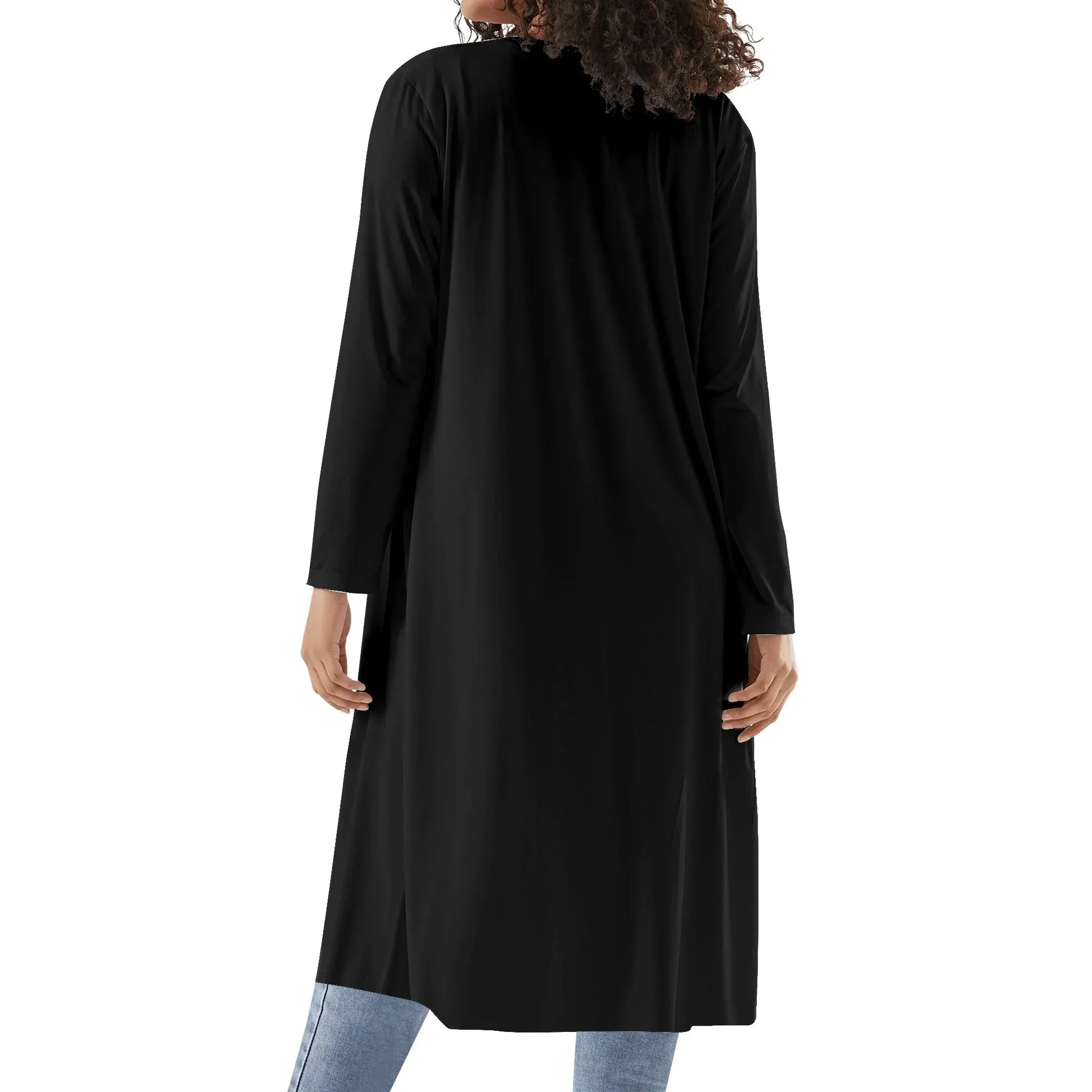 langer-leichter-schwarzer-kimono-cardigan-cardigan-jlr-design-95027 - JLR Design