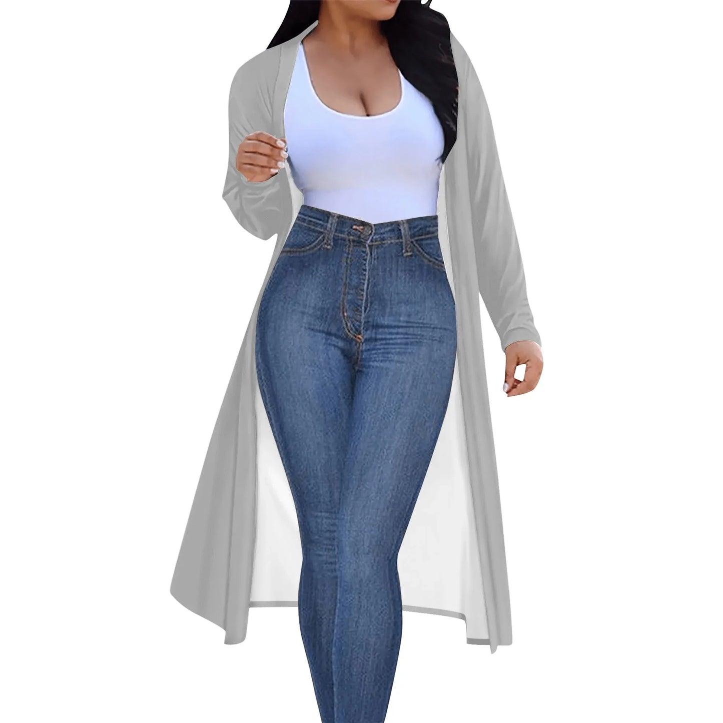 langer-leichter-silberner-kimono-cardigan-cardigan-jlr-design-45888 - JLR Design
