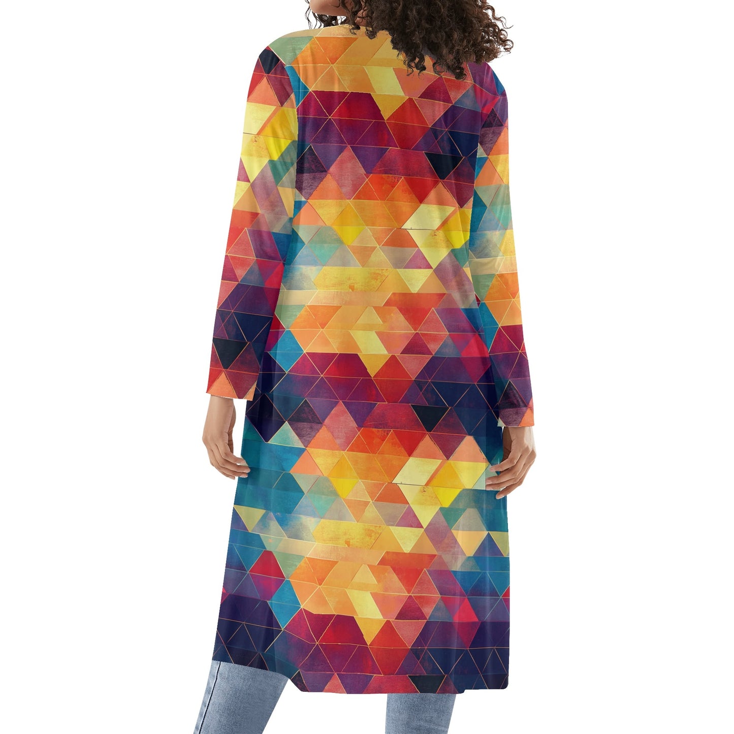 Langer leichter Triangle v2 Kimono Cardigan Cardigan JLR Design