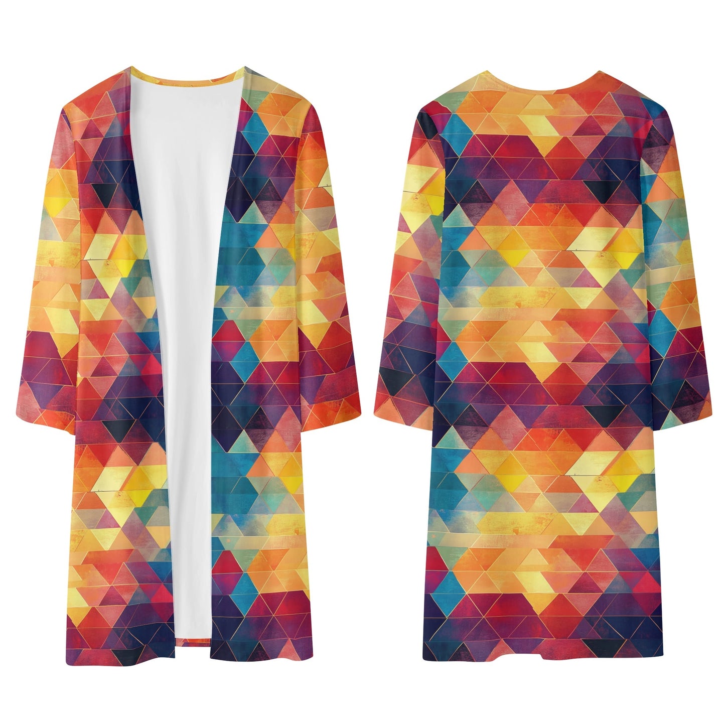 Langer leichter Triangle v2 Kimono Cardigan Cardigan JLR Design