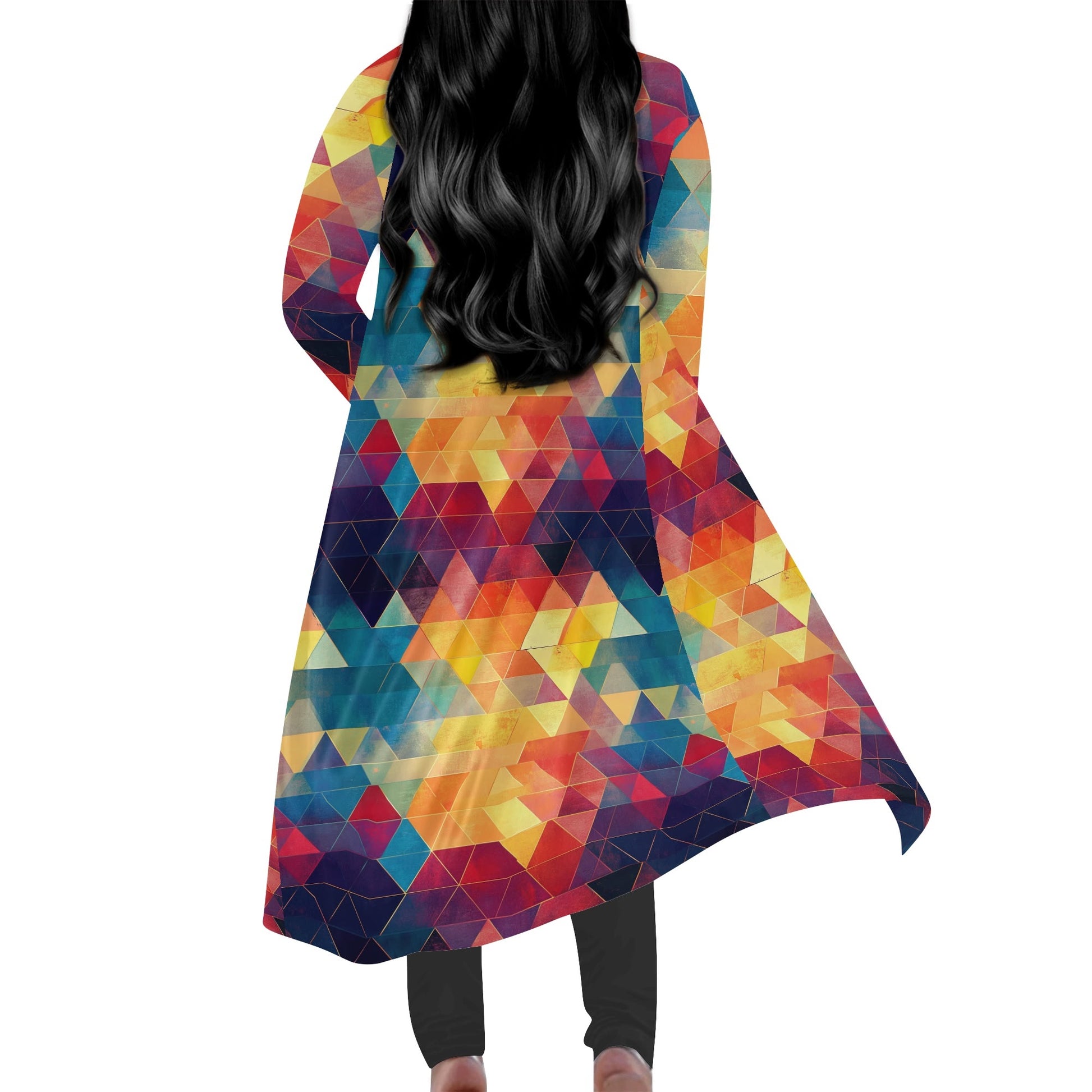 Langer leichter Triangle v2 Kimono Cardigan Cardigan JLR Design
