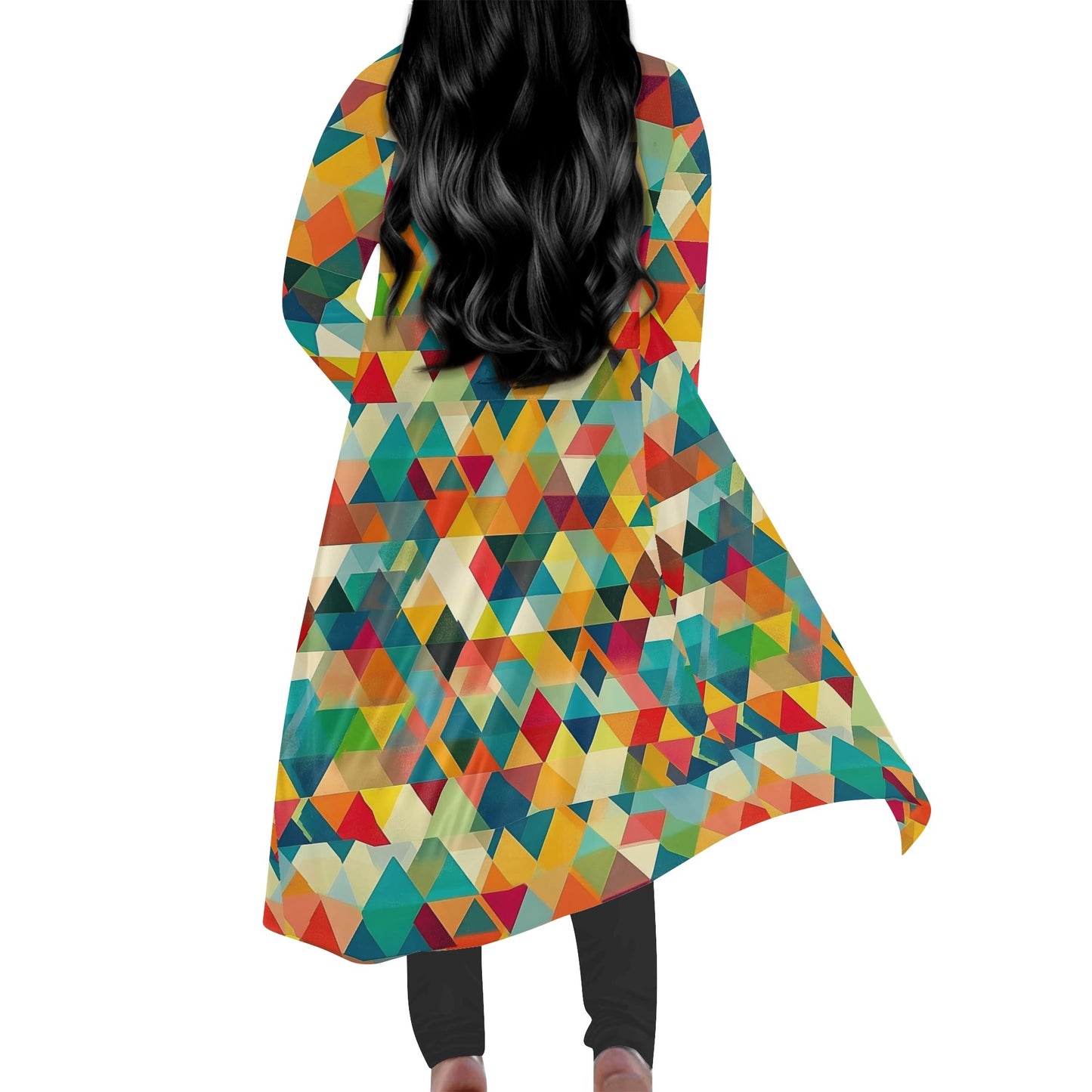 Langer leichter Triangle v5 Kimono Cardigan Cardigan JLR Design