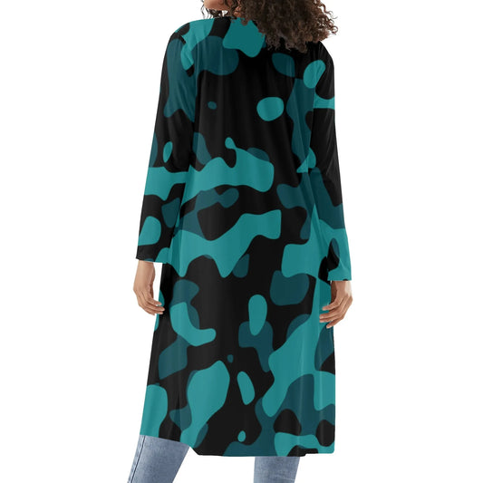 langer-leichter-turkis-camouflage-kimono-cardigan-cardigan-jlr-design-31280 - JLR Design