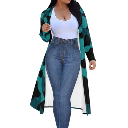 langer-leichter-turkis-camouflage-kimono-cardigan-cardigan-jlr-design-13856 - JLR Design