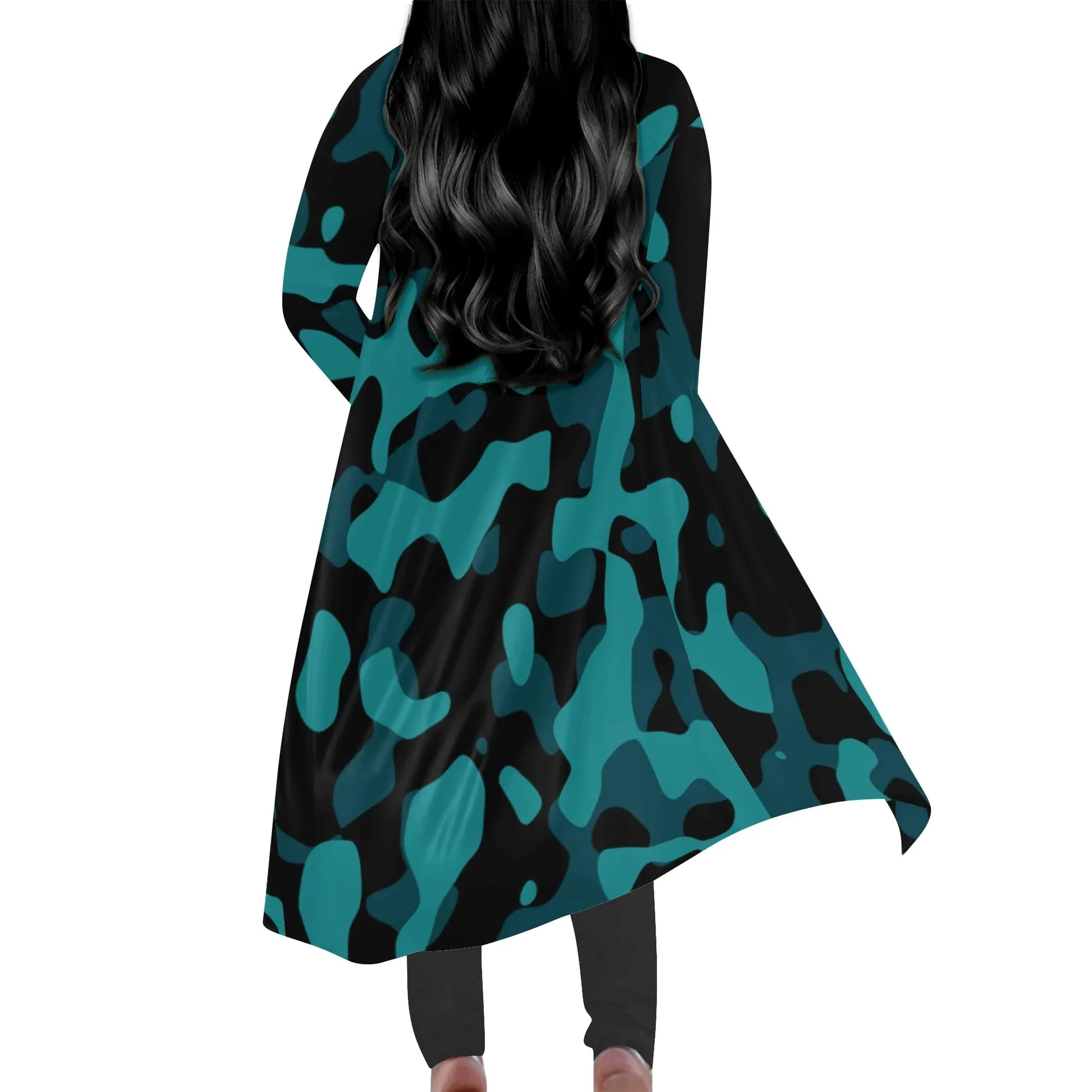 langer-leichter-turkis-camouflage-kimono-cardigan-cardigan-jlr-design-28911 - JLR Design