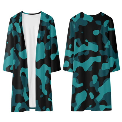 langer-leichter-turkis-camouflage-kimono-cardigan-cardigan-jlr-design-26025 - JLR Design