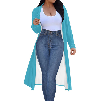 langer-leichter-turkiser-kimono-cardigan-cardigan-jlr-design-73472 - JLR Design