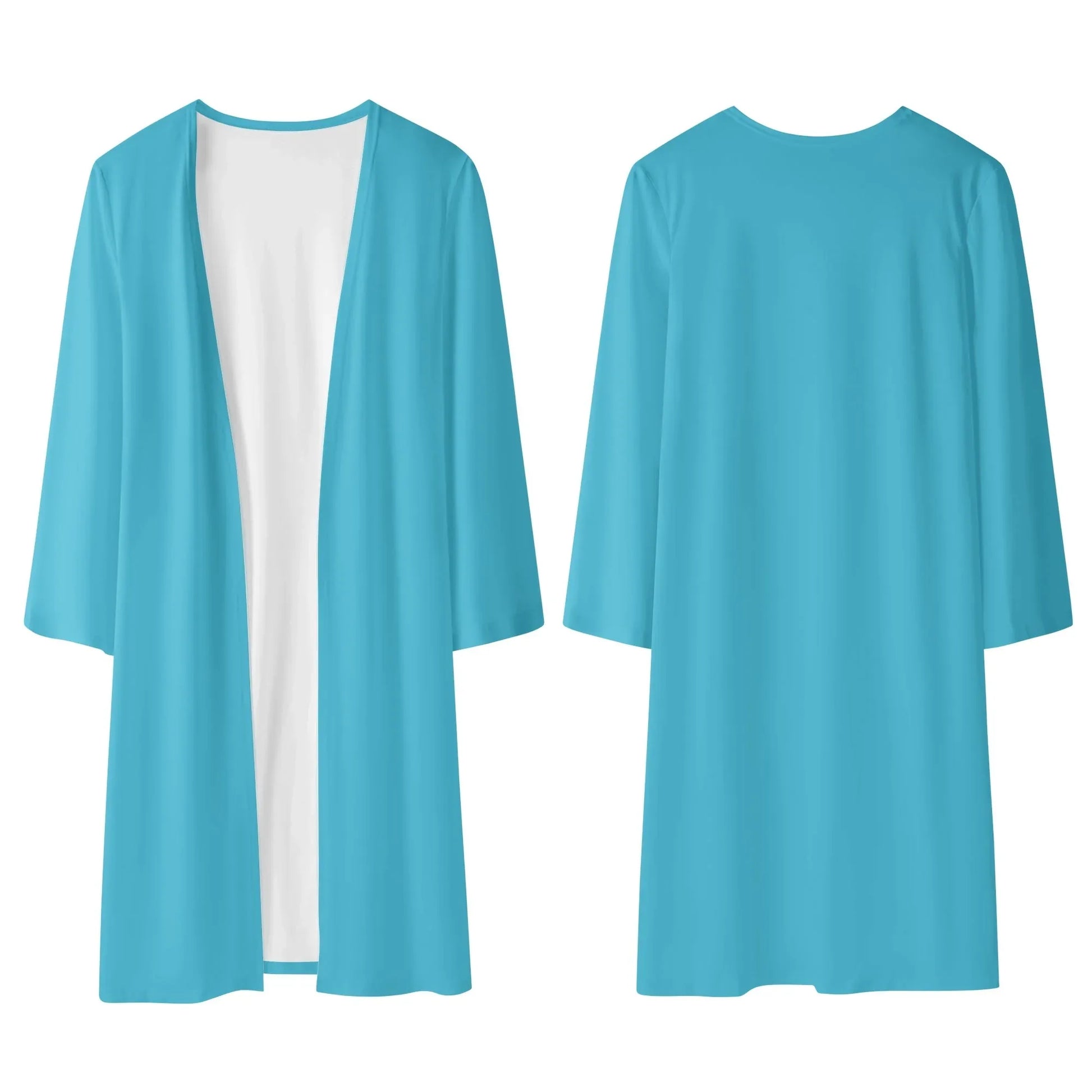 langer-leichter-turkiser-kimono-cardigan-cardigan-jlr-design-39268 - JLR Design