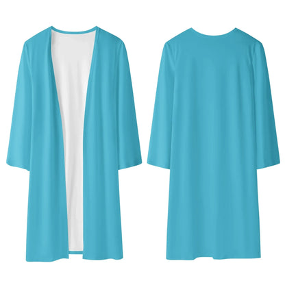 langer-leichter-turkiser-kimono-cardigan-cardigan-jlr-design-39268 - JLR Design