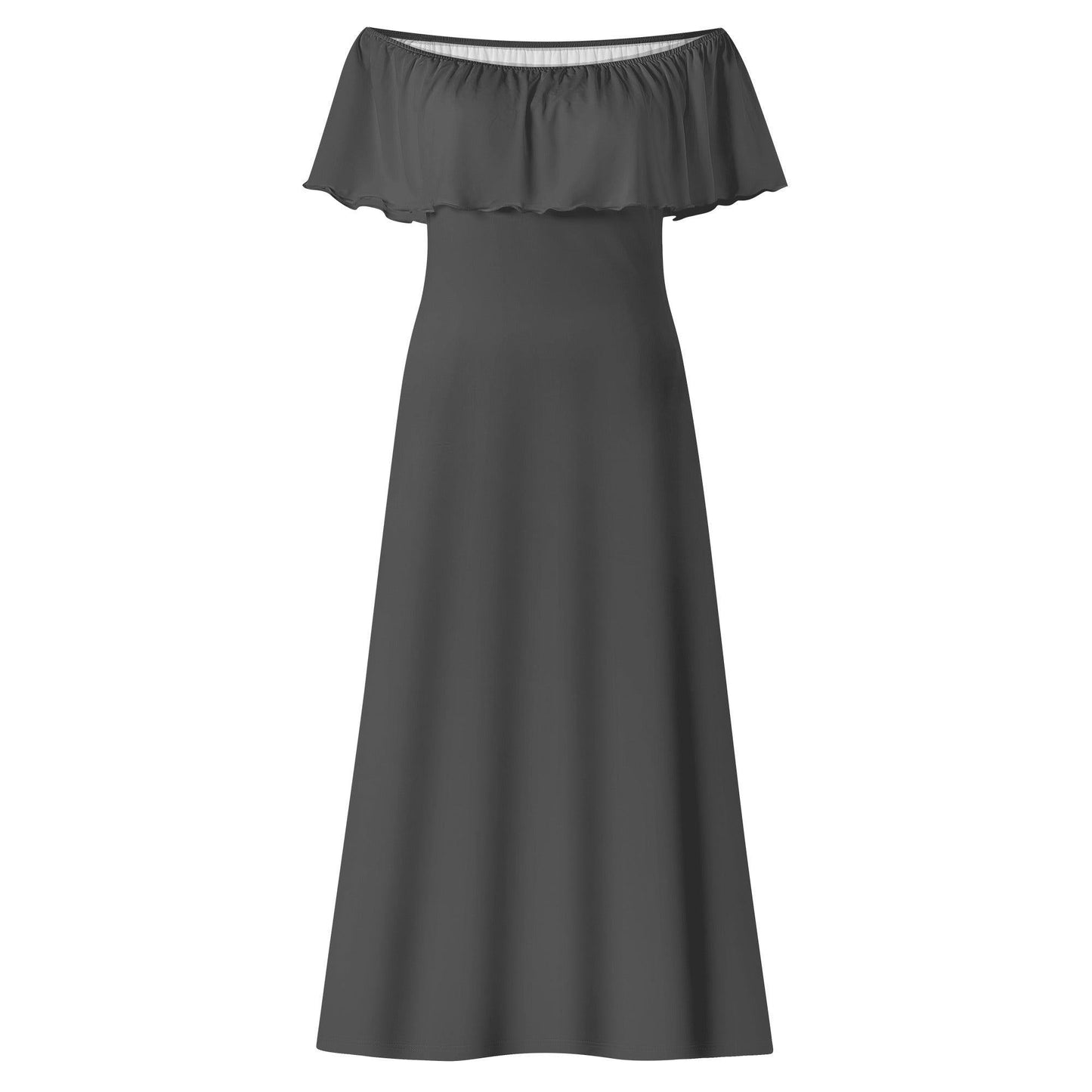 Langes schulterfreies Eklipse Kleid mit lockerem Oberteil Off-Shoulder-Kleid 73.99 Eklipse, Kleid, Lang, locker, Oberteil, Schulterfrei JLR Design