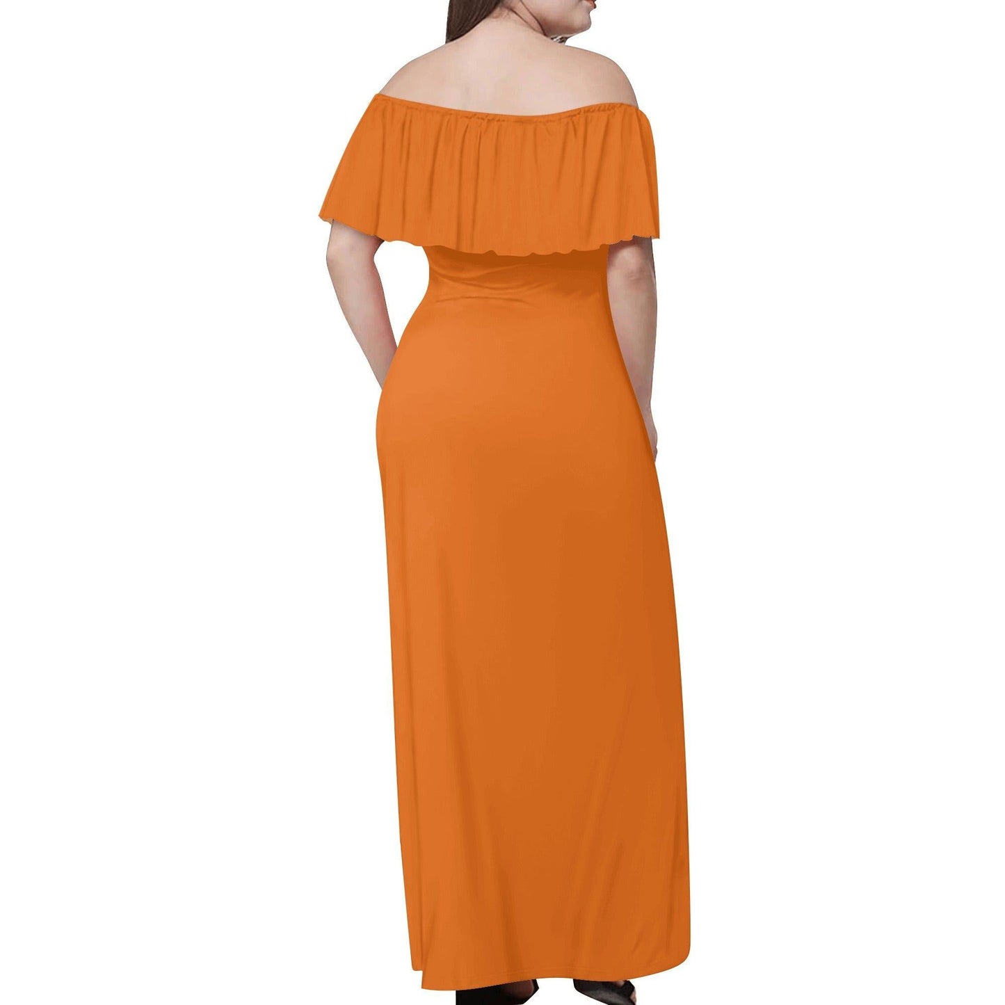 Langes schulterfreies Mango Tango Kleid mit lockerem Oberteil Off-Shoulder-Kleid 73.99 Kleid, Lang, locker, Mango, Oberteil, Schulterfrei, Tango JLR Design