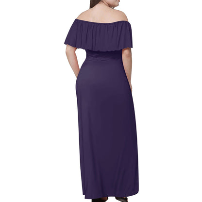 Langes schulterfreies Tolopea Kleid mit lockerem Oberteil Off-Shoulder-Kleid 73.99 Kleid, Lang, locker, Oberteil, Schulterfrei, Tolopea JLR Design