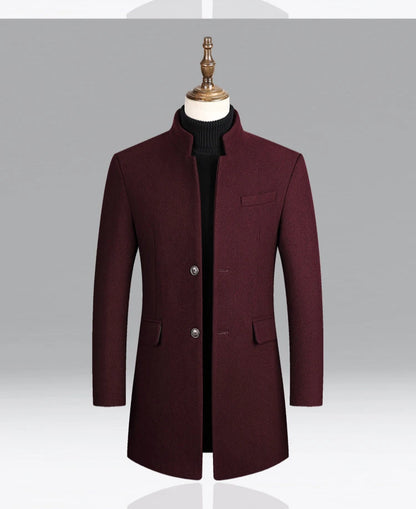 Lässiger Herren Wool Blend Mantel – Ideal für Herbst/Winter Mantel JLR Design