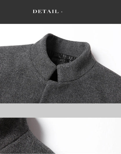 Lässiger Herren Wool Blend Mantel – Ideal für Herbst/Winter Mantel JLR Design