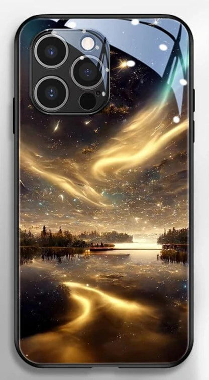 LED-Hülle für Samsung S24/S23/S22/FE/Plus/Ultra im Landschafts-Design Cover 42.99 Cover, Galaxy, Hülle, Landschaft, LED, Samsung JLR Design