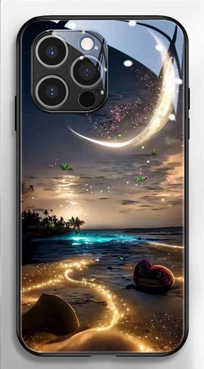 LED-Hülle für Samsung S24/S23/S22/FE/Plus/Ultra im Landschafts-Design Cover 42.99 Cover, Galaxy, Hülle, Landschaft, LED, Samsung JLR Design