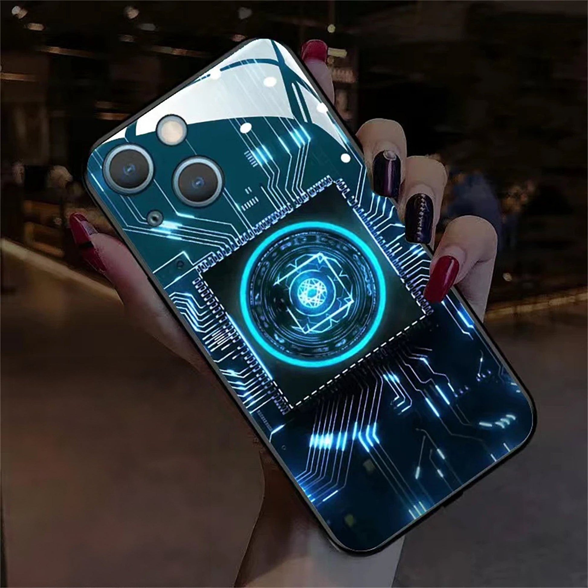 LED-Hülle für Samsung S24/S23/S22/Plus/Ultra im PCBA-Design Cover JLR Design