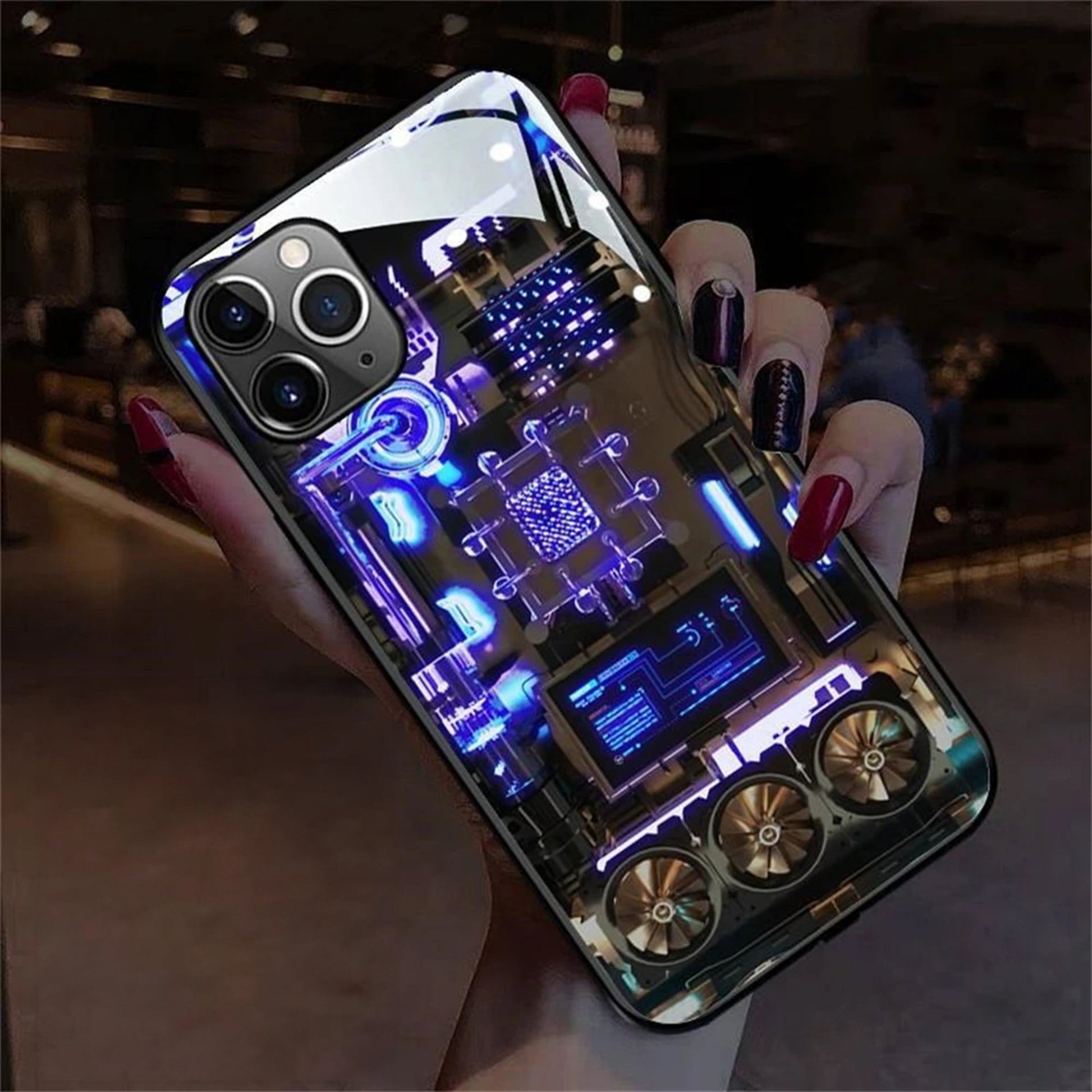 LED-Hülle für Samsung S24/S23/S22/Plus/Ultra im PCBA-Design Cover JLR Design