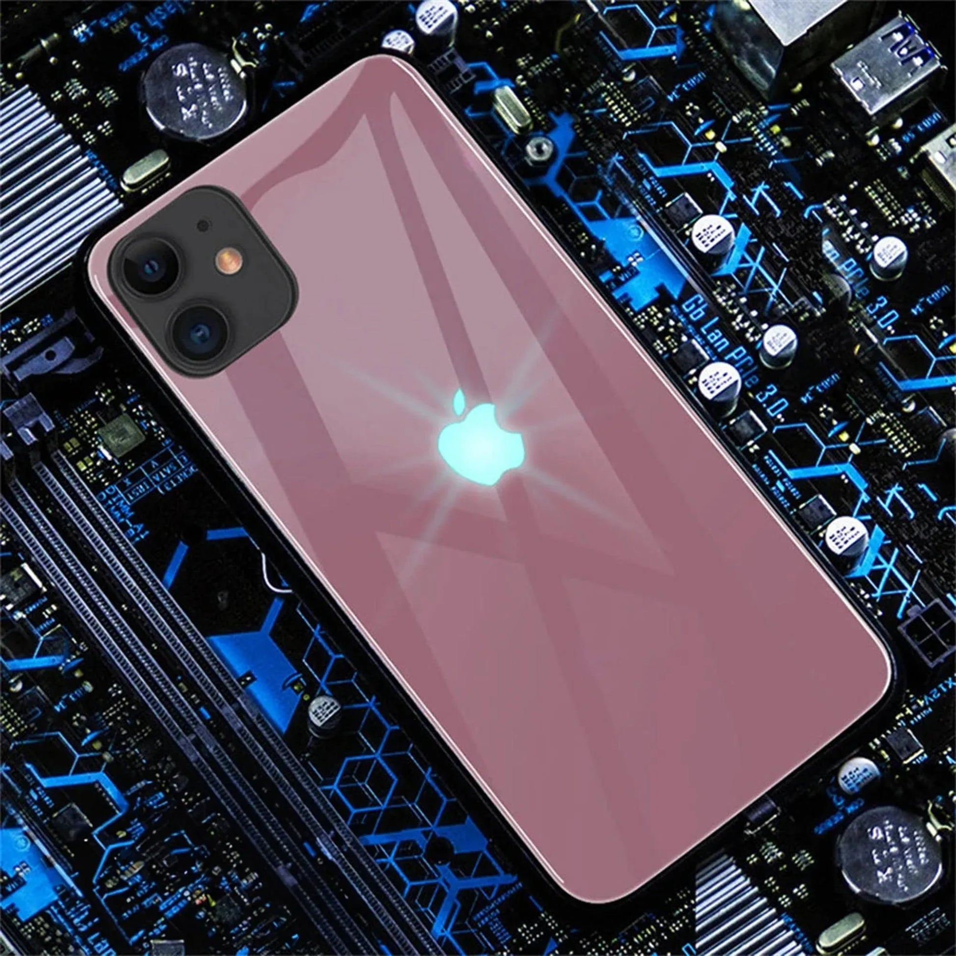 led-iphone-121314proplusmax-handyhulle-mit-leuchtendem-apple-logo-phone-case-jlr-design-72374 - JLR Design