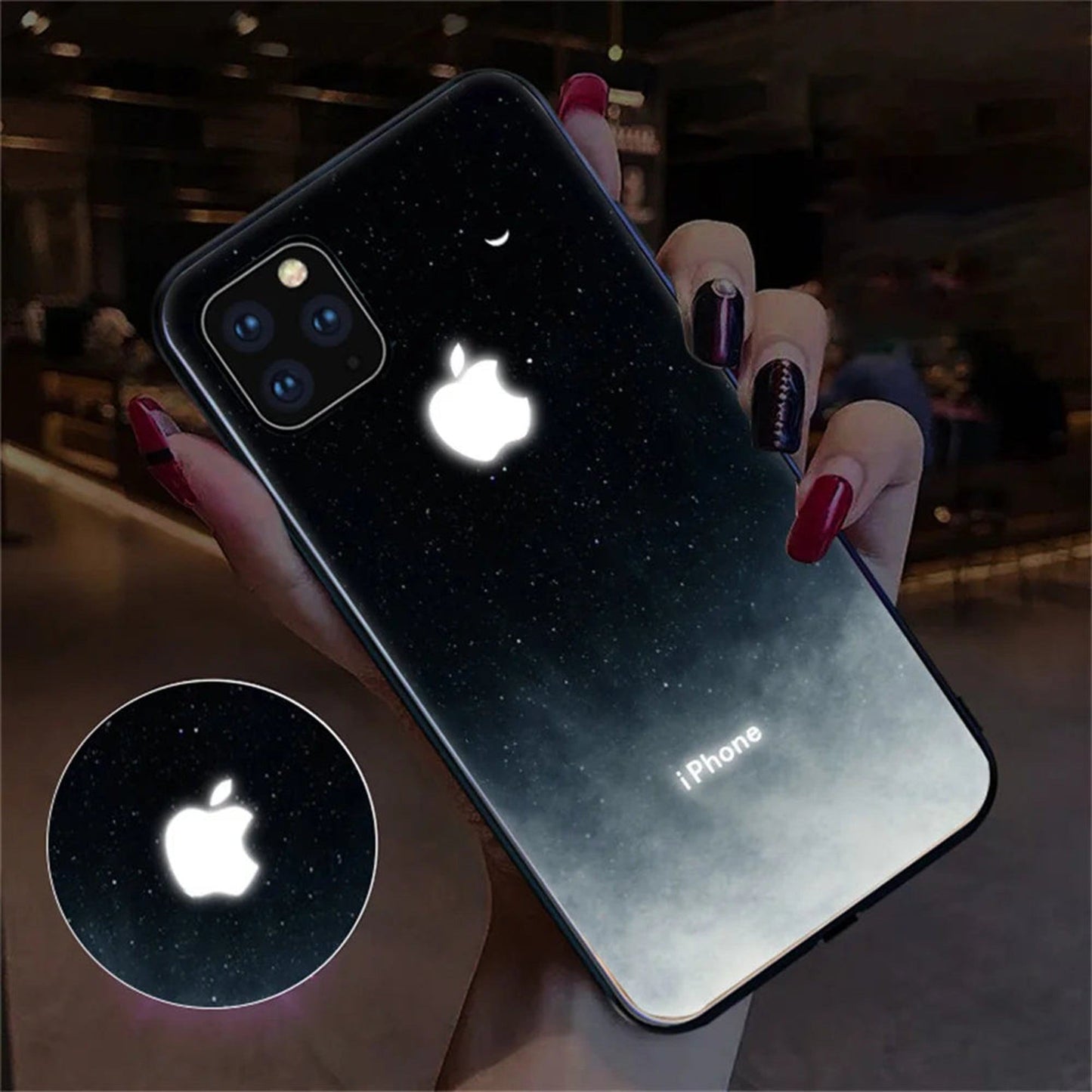 LED Iphone Hülle Leuchtender Himmel für Iphone 12/13/14/Mini/Pro/Max Phone Case 39.99 Apple, Himmel, Hülle, LED, Leuchtender JLR Design