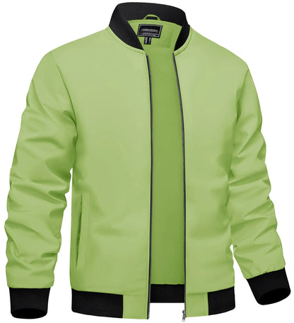 Leichte & wasserdichte Herren-Jacke – Ideal für Sport & Freizeit Bomberjacke JLR Design