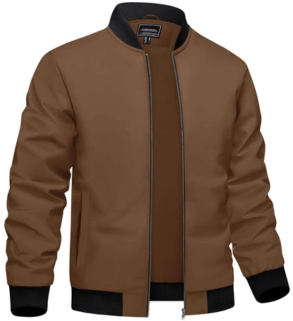 Leichte & wasserdichte Herren-Jacke – Ideal für Sport & Freizeit Bomberjacke JLR Design