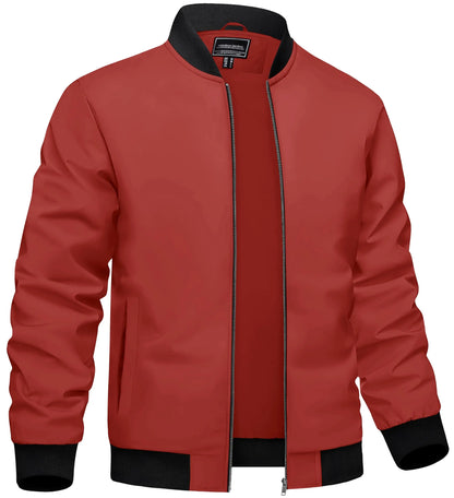 Leichte & wasserdichte Herren-Jacke – Ideal für Sport & Freizeit Bomberjacke JLR Design