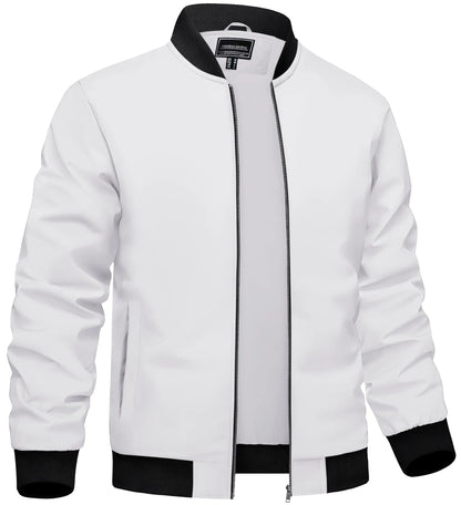 Leichte & wasserdichte Herren-Jacke – Ideal für Sport & Freizeit Bomberjacke JLR Design