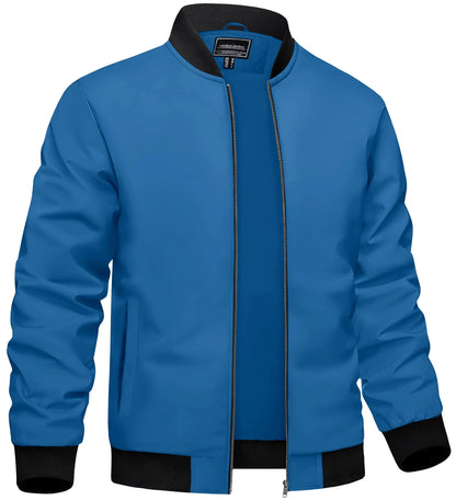Leichte & wasserdichte Herren-Jacke – Ideal für Sport & Freizeit Bomberjacke JLR Design
