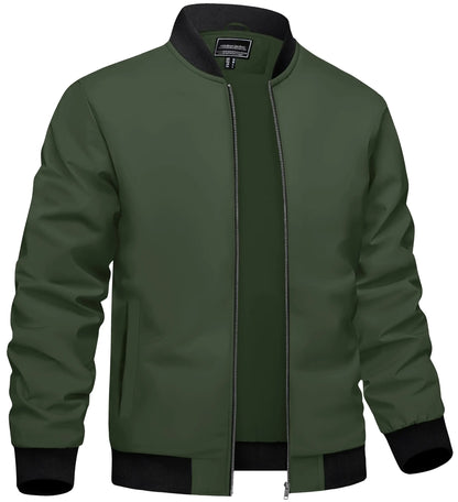 Leichte & wasserdichte Herren-Jacke – Ideal für Sport & Freizeit Bomberjacke JLR Design