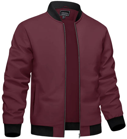 Leichte & wasserdichte Herren-Jacke – Ideal für Sport & Freizeit Bomberjacke JLR Design