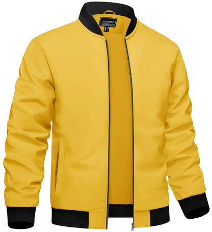 Leichte & wasserdichte Herren-Jacke – Ideal für Sport & Freizeit Bomberjacke JLR Design