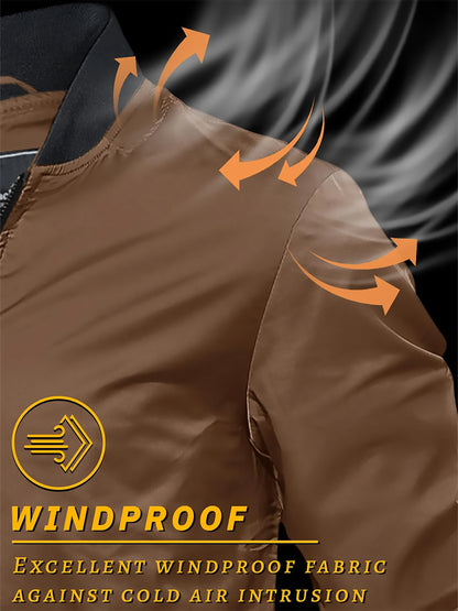 Leichte & wasserdichte Herren-Jacke – Ideal für Sport & Freizeit Bomberjacke JLR Design