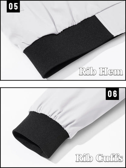 Leichte & wasserdichte Herren-Jacke – Ideal für Sport & Freizeit Bomberjacke JLR Design