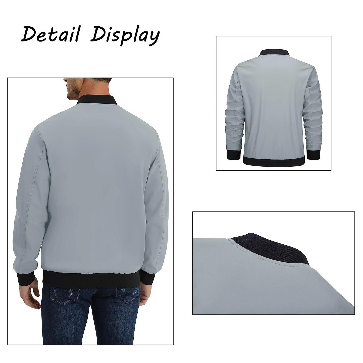 Leichte Herren-Bomberjacke – Lässig und wasserabweisend Bomberjacke JLR Design