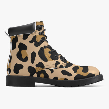 Leopard Leder Boots | Stylische und Warme Winterstiefel Boots JLR Design