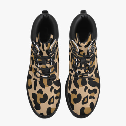 Leopard Leder Boots | Stylische und Warme Winterstiefel Boots JLR Design