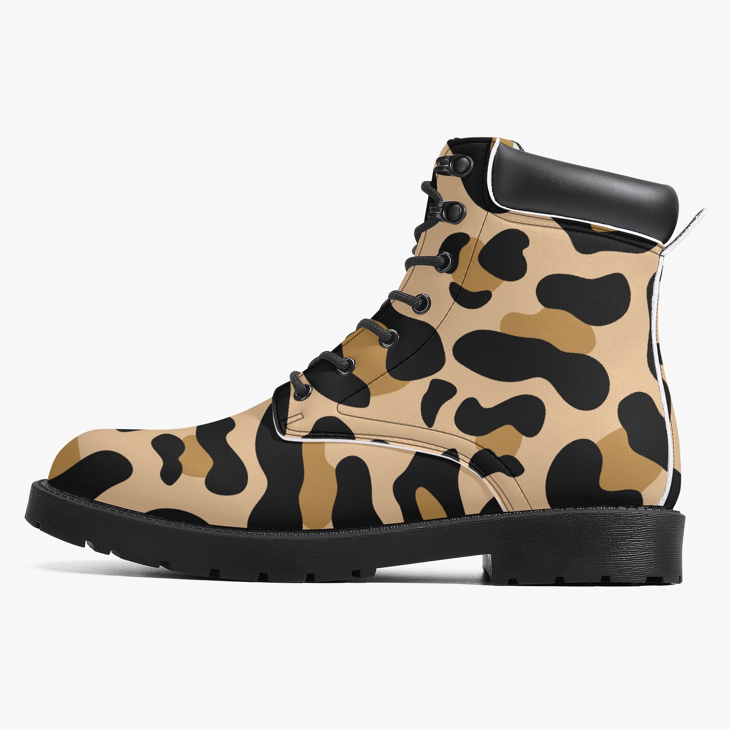 Leopard Leder Boots | Stylische und Warme Winterstiefel Boots JLR Design