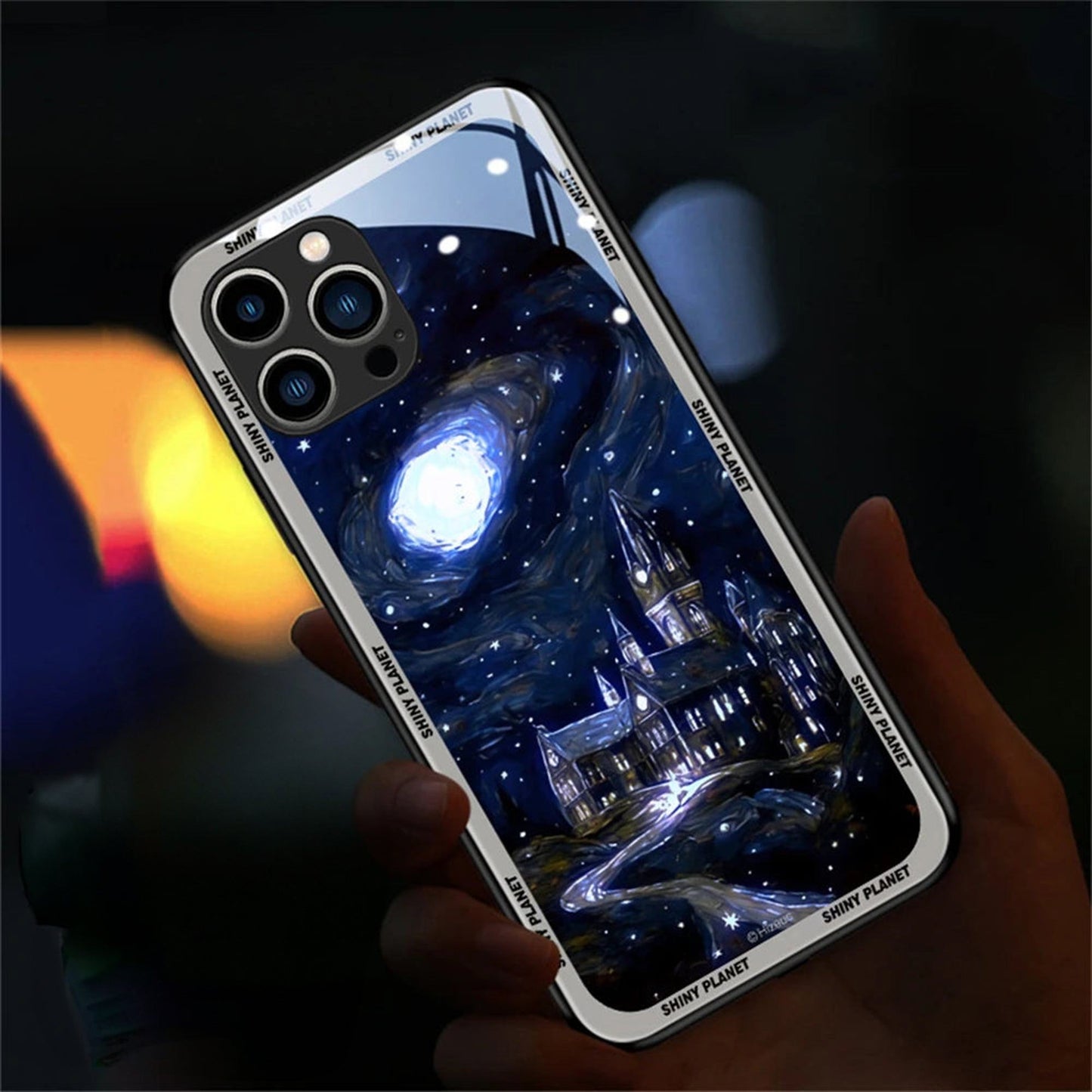 Leuchtende Nachtlandschafts LED-Hülle für iPhone 13/14/15/Plus/Pro/Max Phone Case 41.99 Case, Cover, Hülle, LED, Nachthimmel JLR Design