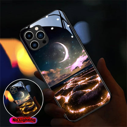 Leuchtende Nachtlandschafts LED-Hülle für iPhone 13/14/15/Plus/Pro/Max Phone Case 41.99 Case, Cover, Hülle, LED, Nachthimmel JLR Design