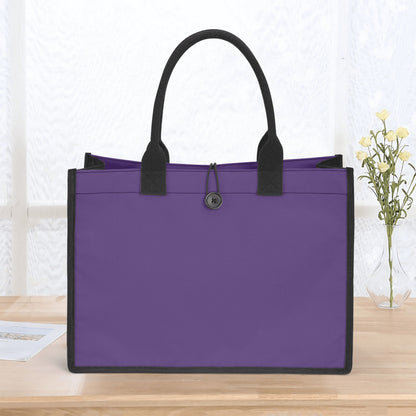 Lila Canvas Shopper Tasche Einkaufstasche JLR Design