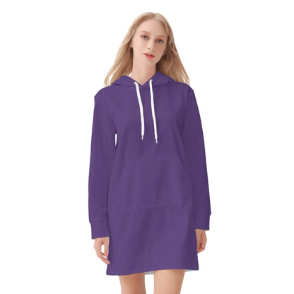 lila-velvet-hoodie-dress-hoodiekleid-jlr-design-23859 - JLR Design