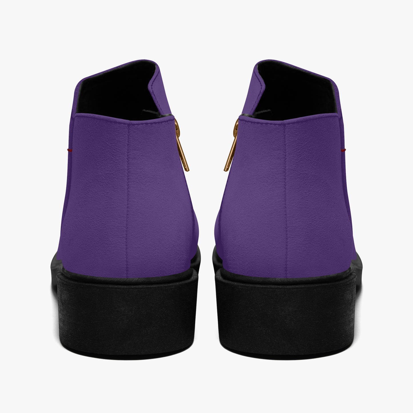 Lila elegante Reißverschluss-Stiefeletten Stiefeletten JLR Design