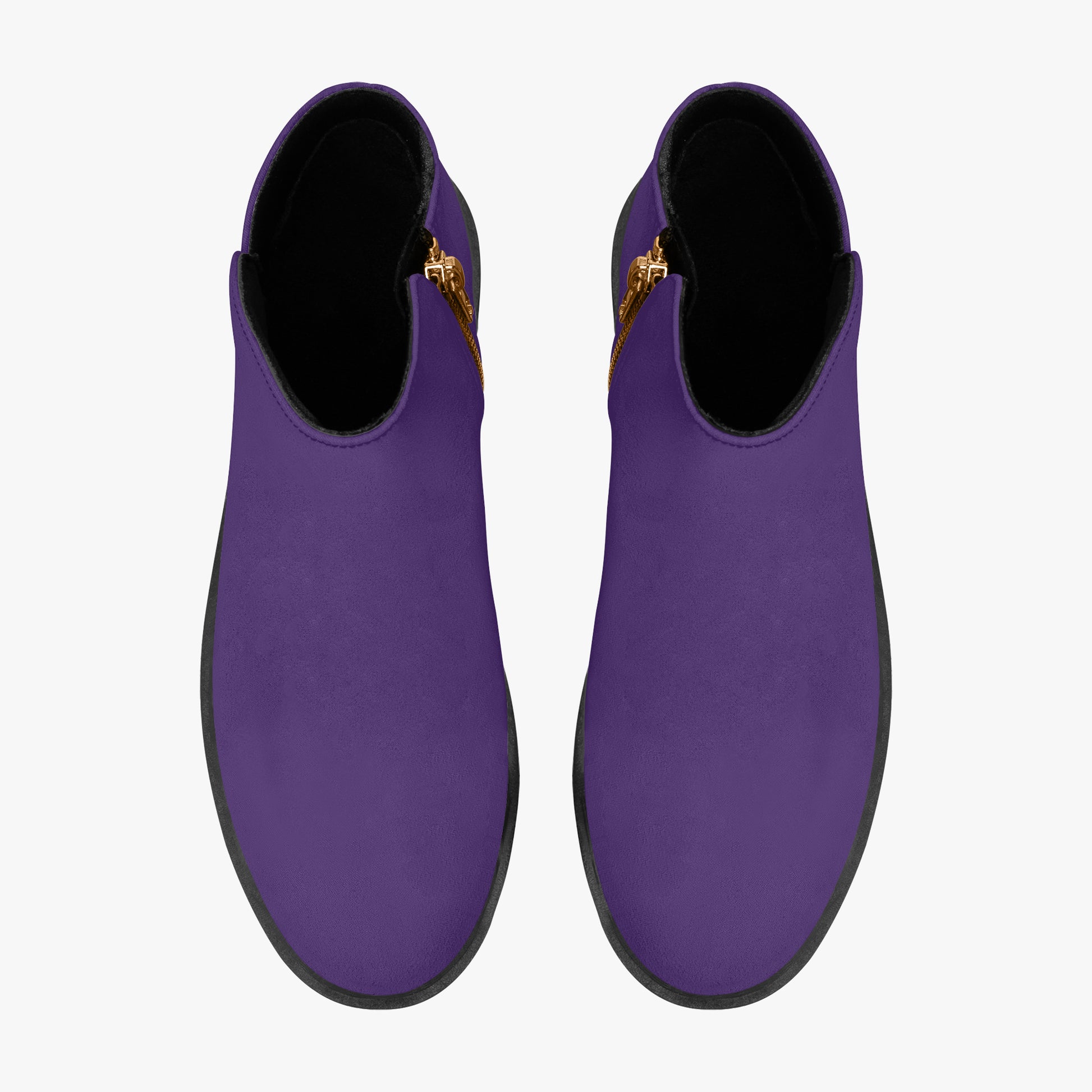 Lila elegante Reißverschluss-Stiefeletten Stiefeletten JLR Design