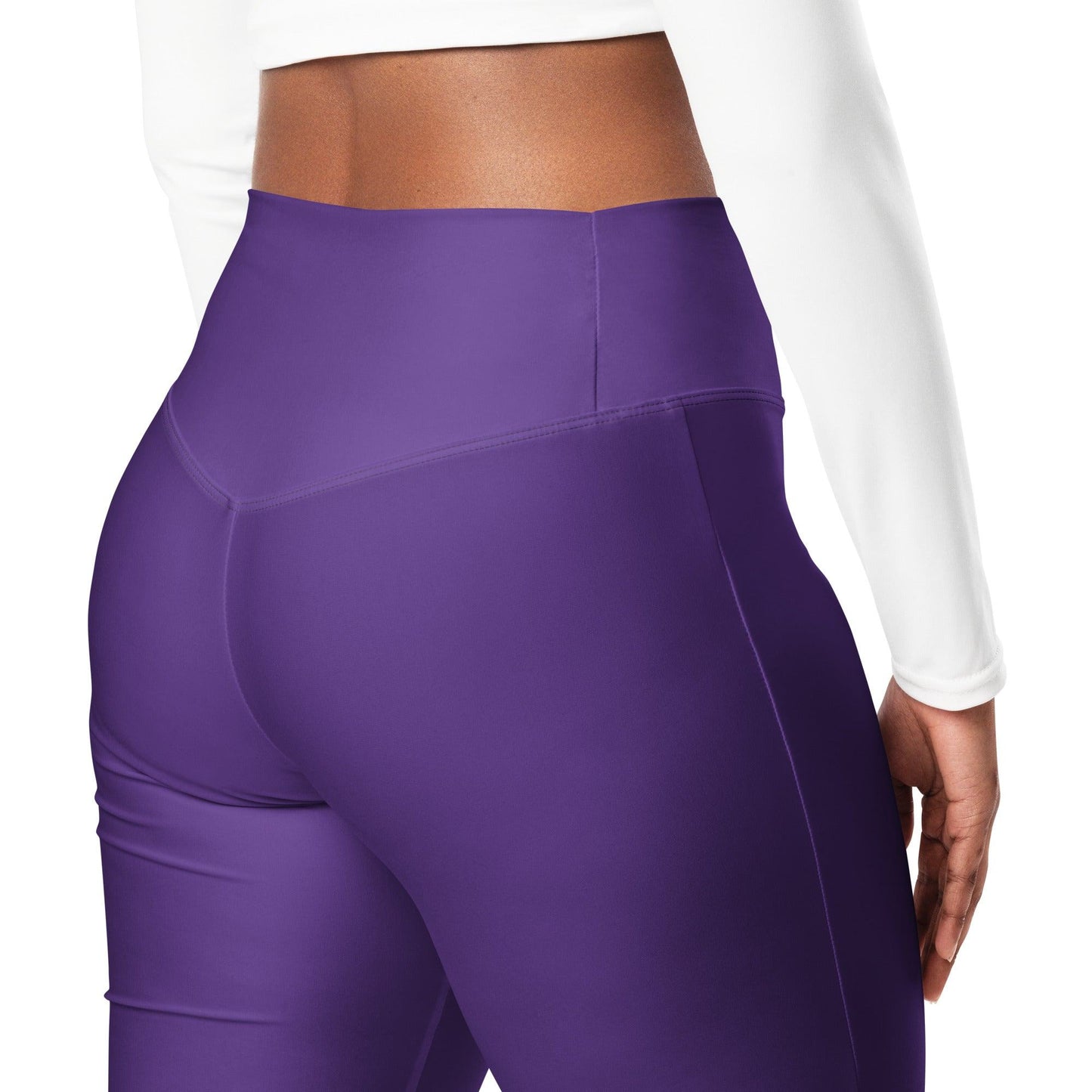 Lila High Waist Flare Leggings Flare Leggings 59.99 Flare, High, Leggings, lila, Waist JLR Design