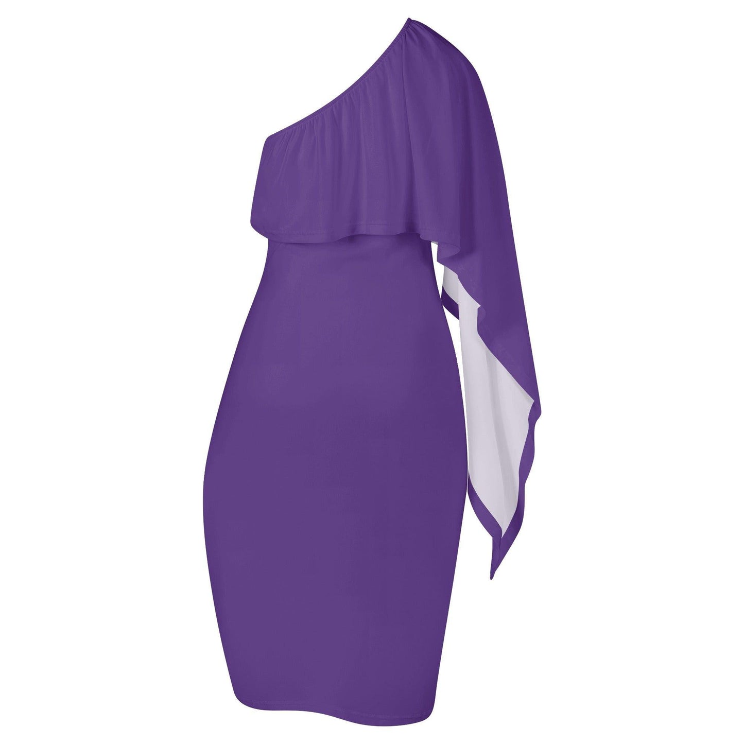 Lila Long Sleeve One Shoulder Dress -- Lila Long Sleeve One Shoulder Dress - undefined Long Sleeve One Shoulder Dress | JLR Design