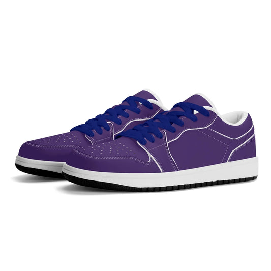 lila-low-top-leder-sneaker-fur-damen-sneaker-jlr-design-80463 - JLR Design